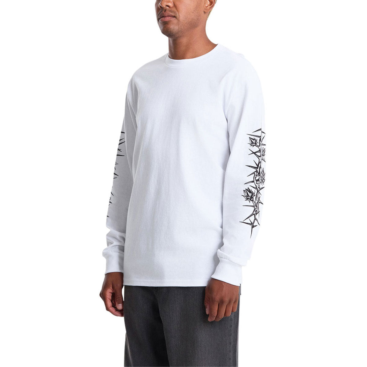 Volcom Die By The Stone Long Sleeve T-Shirt - White image 3