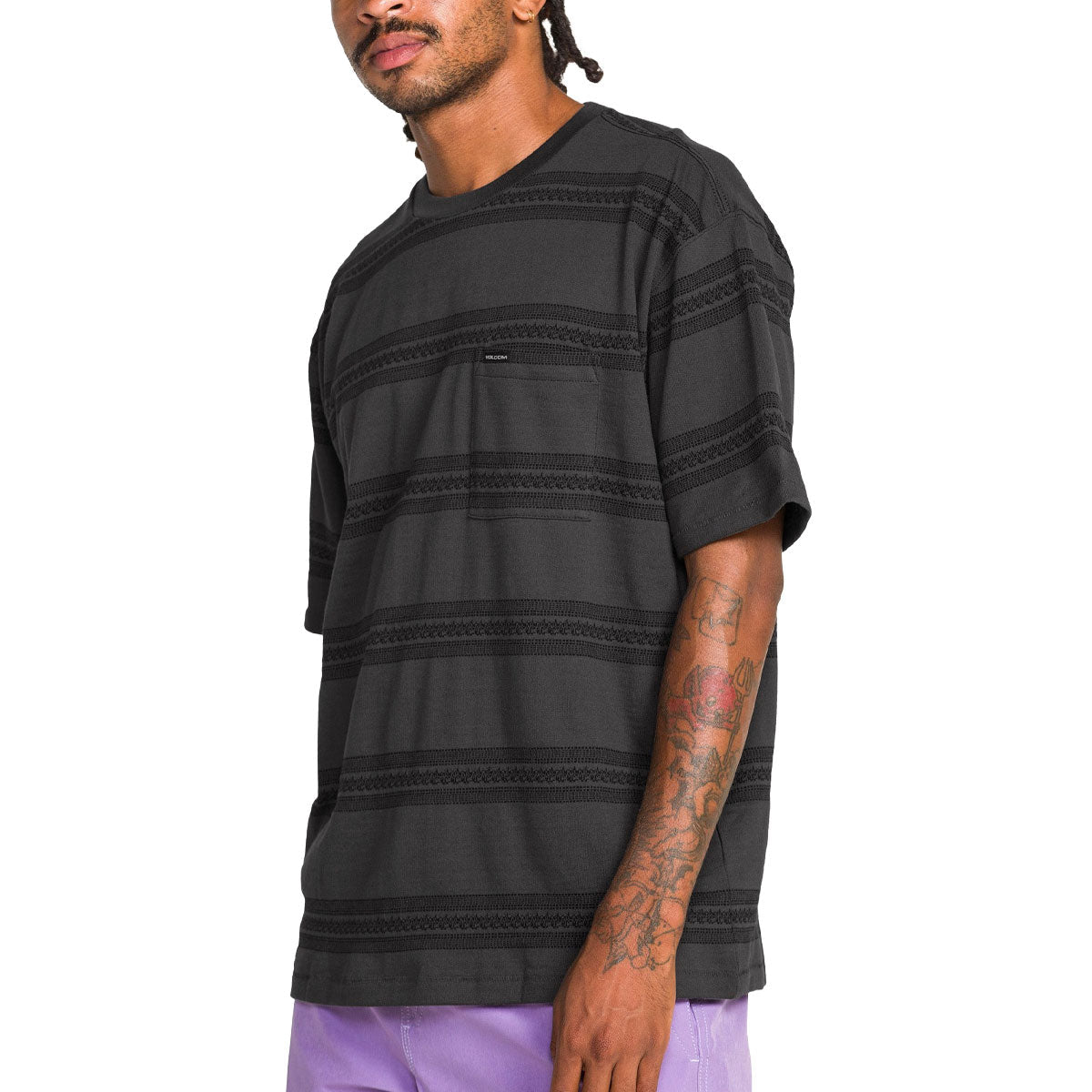 Volcom Yewster T-Shirt - Asphalt Black image 2