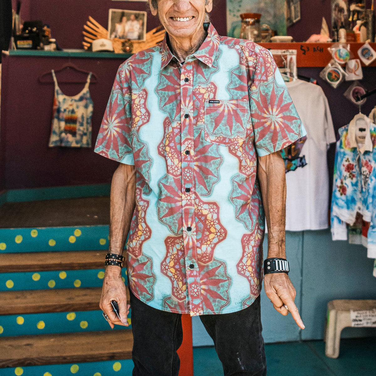 Volcom Star Shields FA Shirt - Castlerock image 4