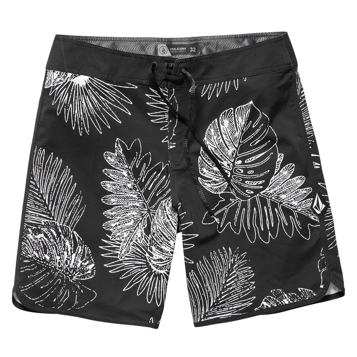 Volcom Infuse Scalllop Mod 19 Boardshorts - Black image 1