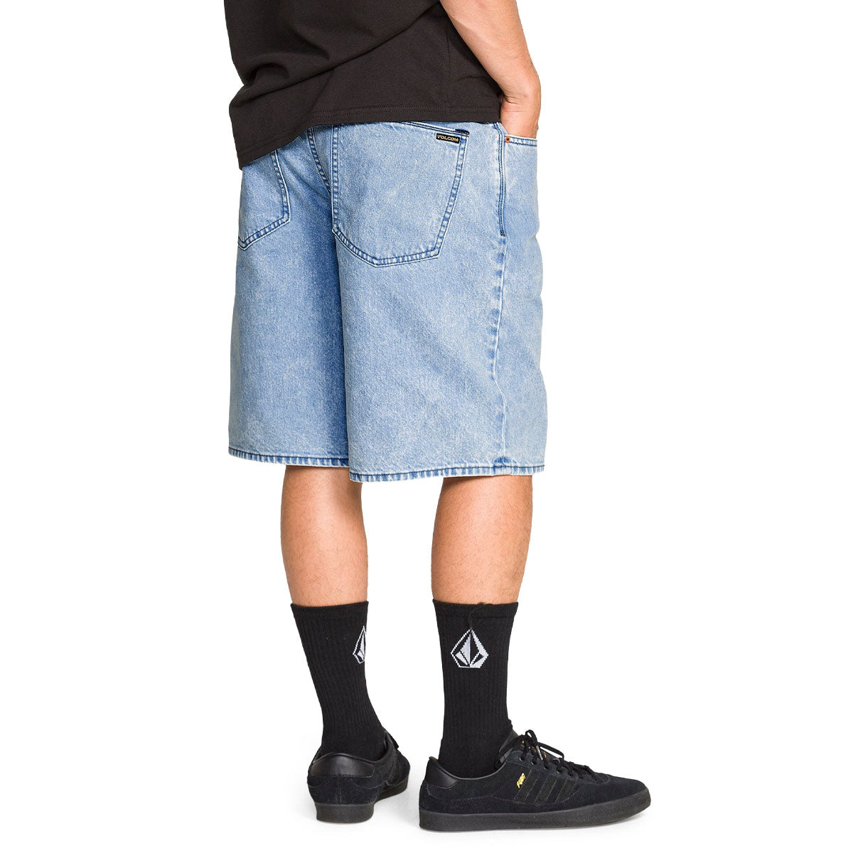 Volcom Billow Denim 22 Shorts - Pale Aqua image 4