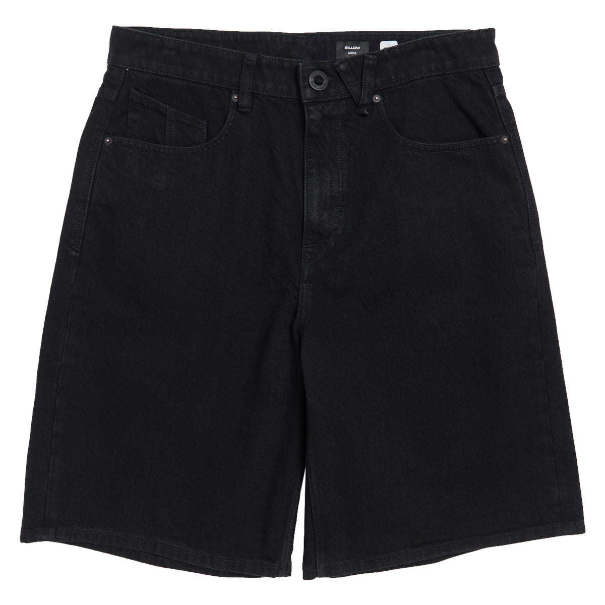 Volcom Billow Denim 22 Shorts - New Black image 1