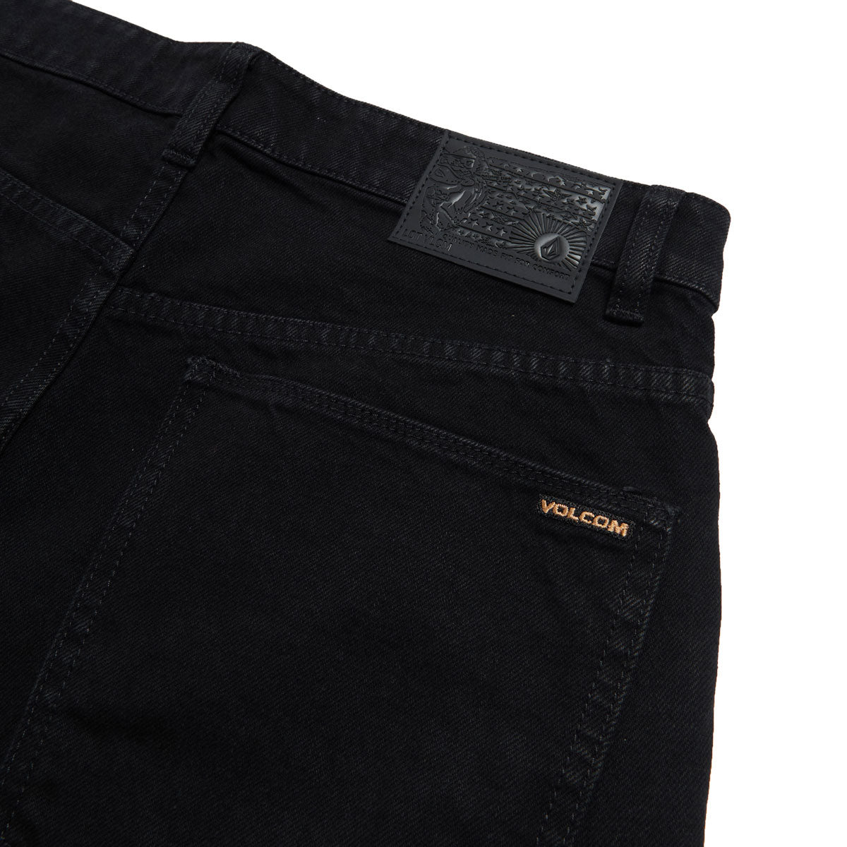 Volcom Billow Denim 22 Shorts - New Black image 5
