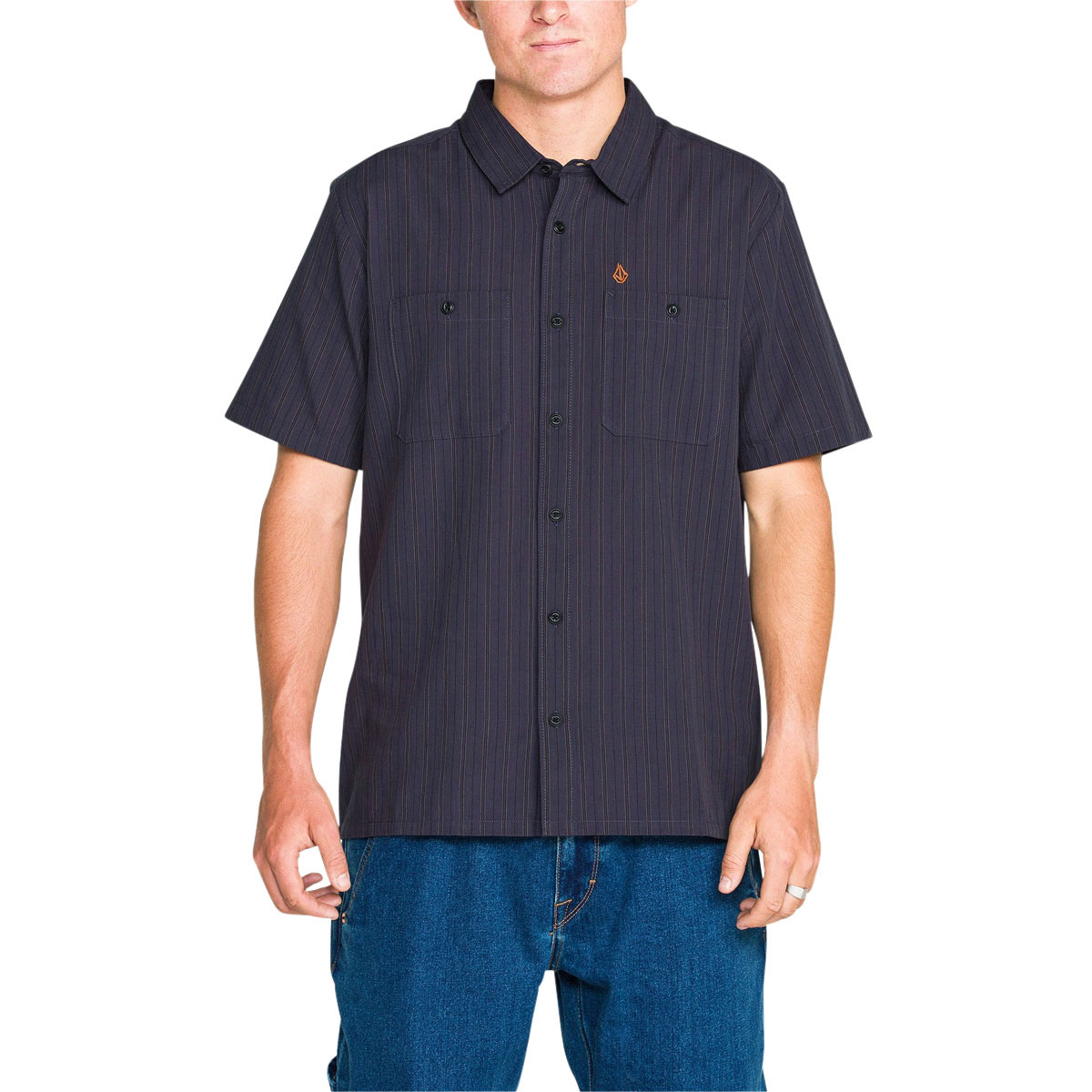 Volcom Kap Out Workwear Shirt - Midnight image 1
