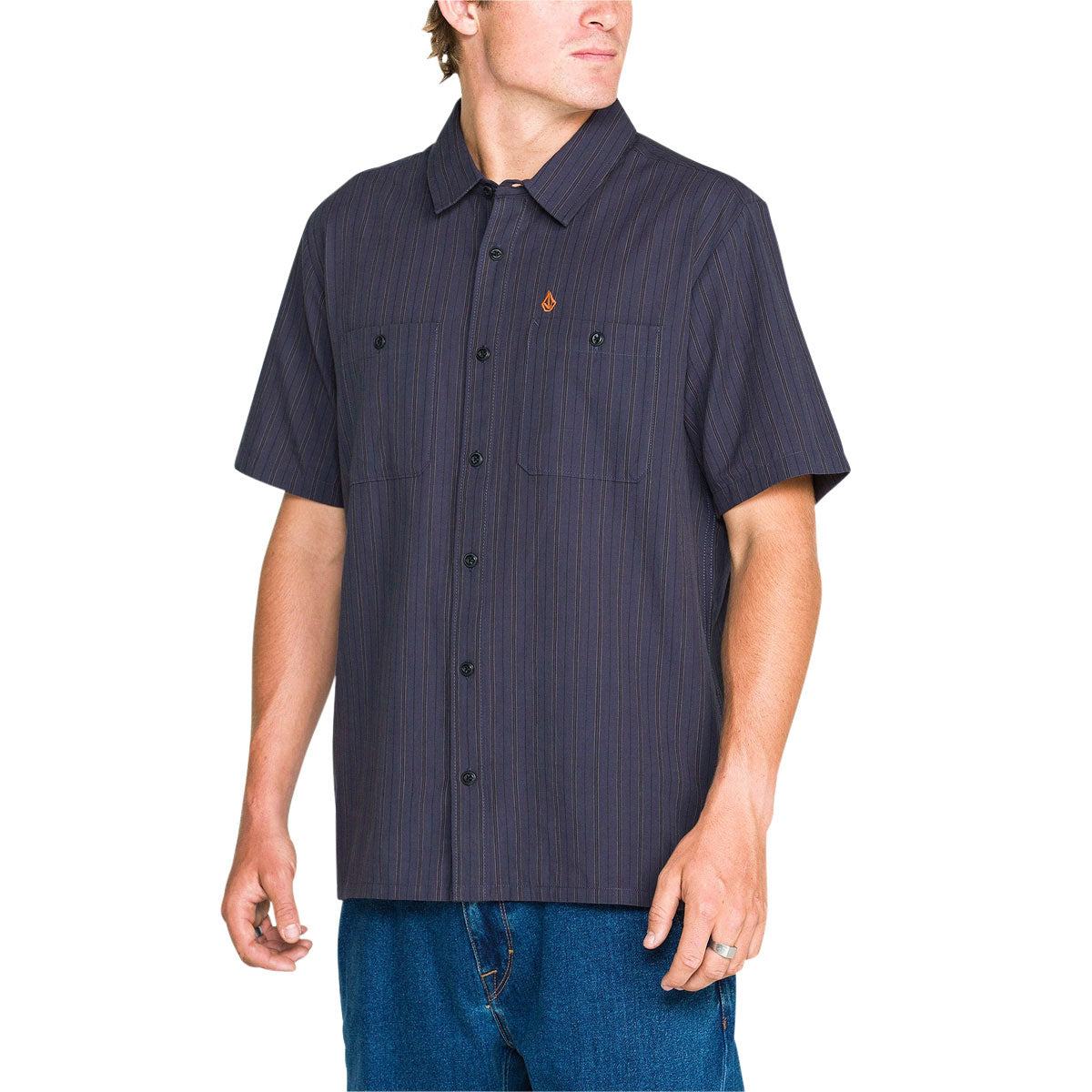 Volcom Kap Out Workwear Shirt - Midnight image 3