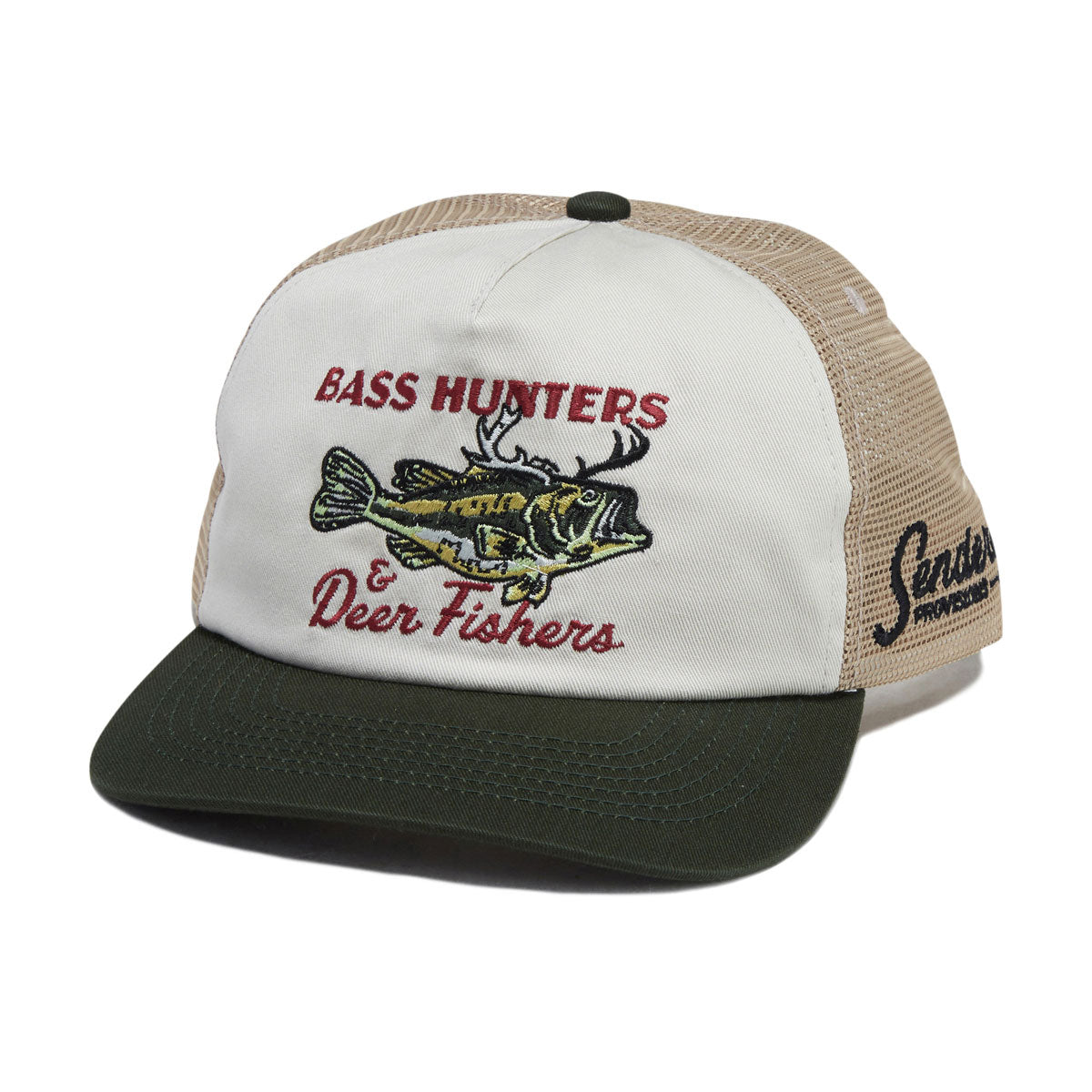 Sendero Deer Fishers Trucker Hat - White image 1