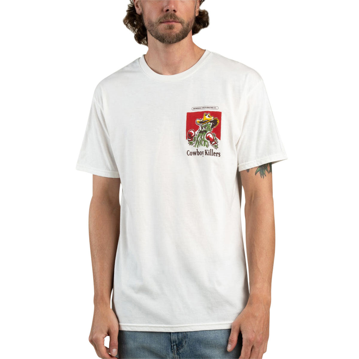 Sendero Cowboy Killers T-Shirt - Vintage White image 3