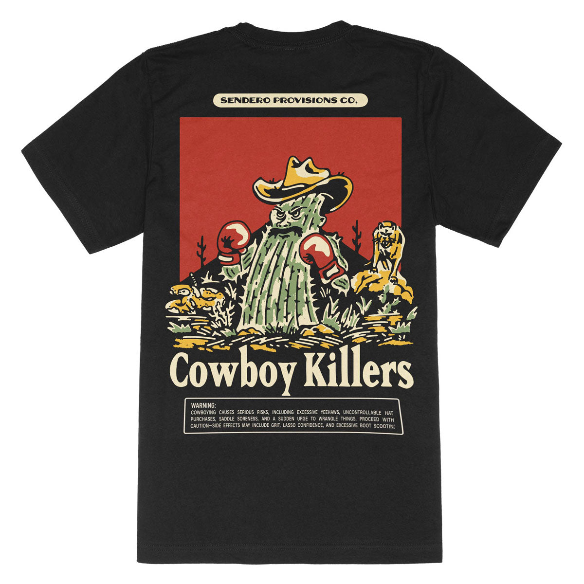 Sendero Cowboy Killers T-Shirt - Black image 1