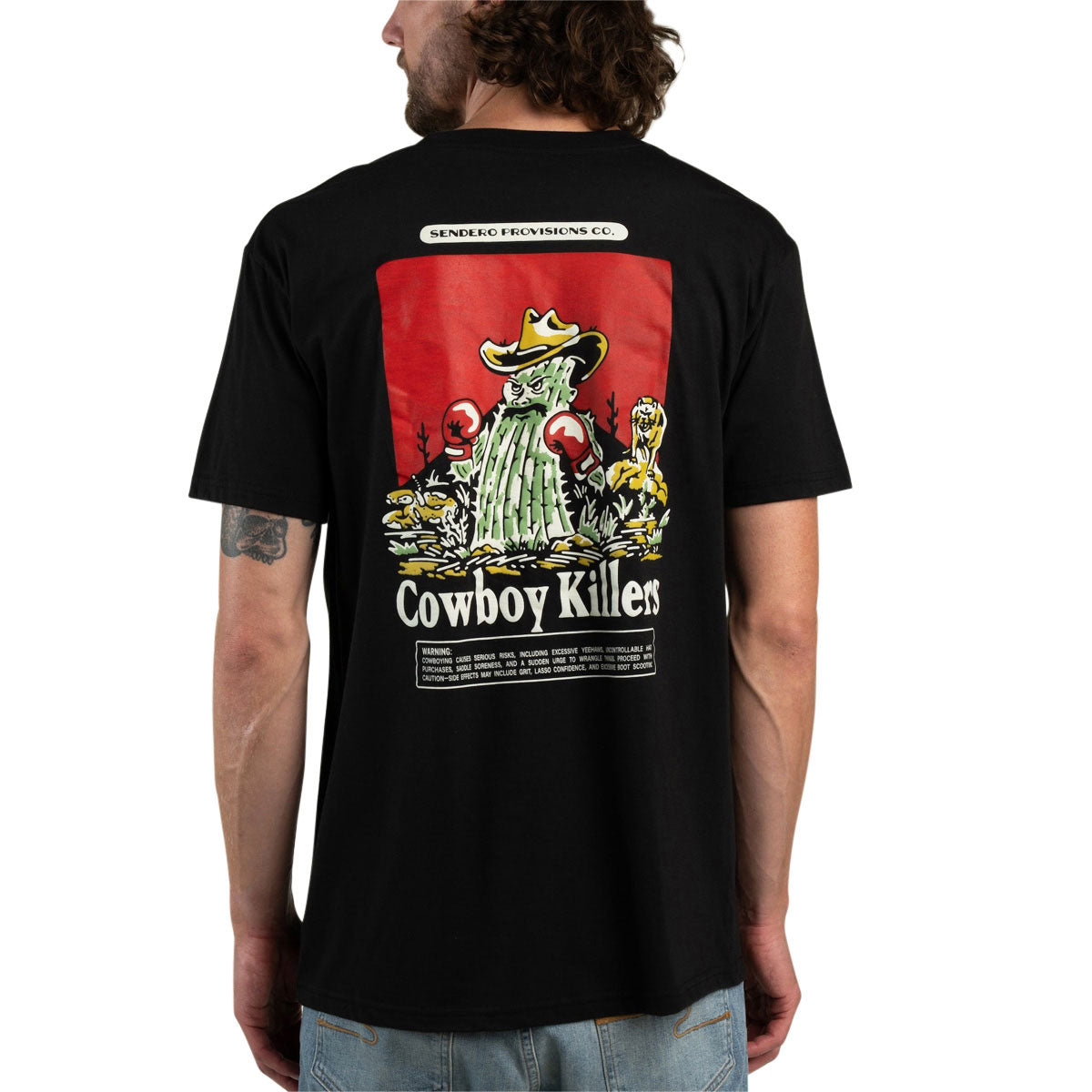 Sendero Cowboy Killers T-Shirt - Black image 4