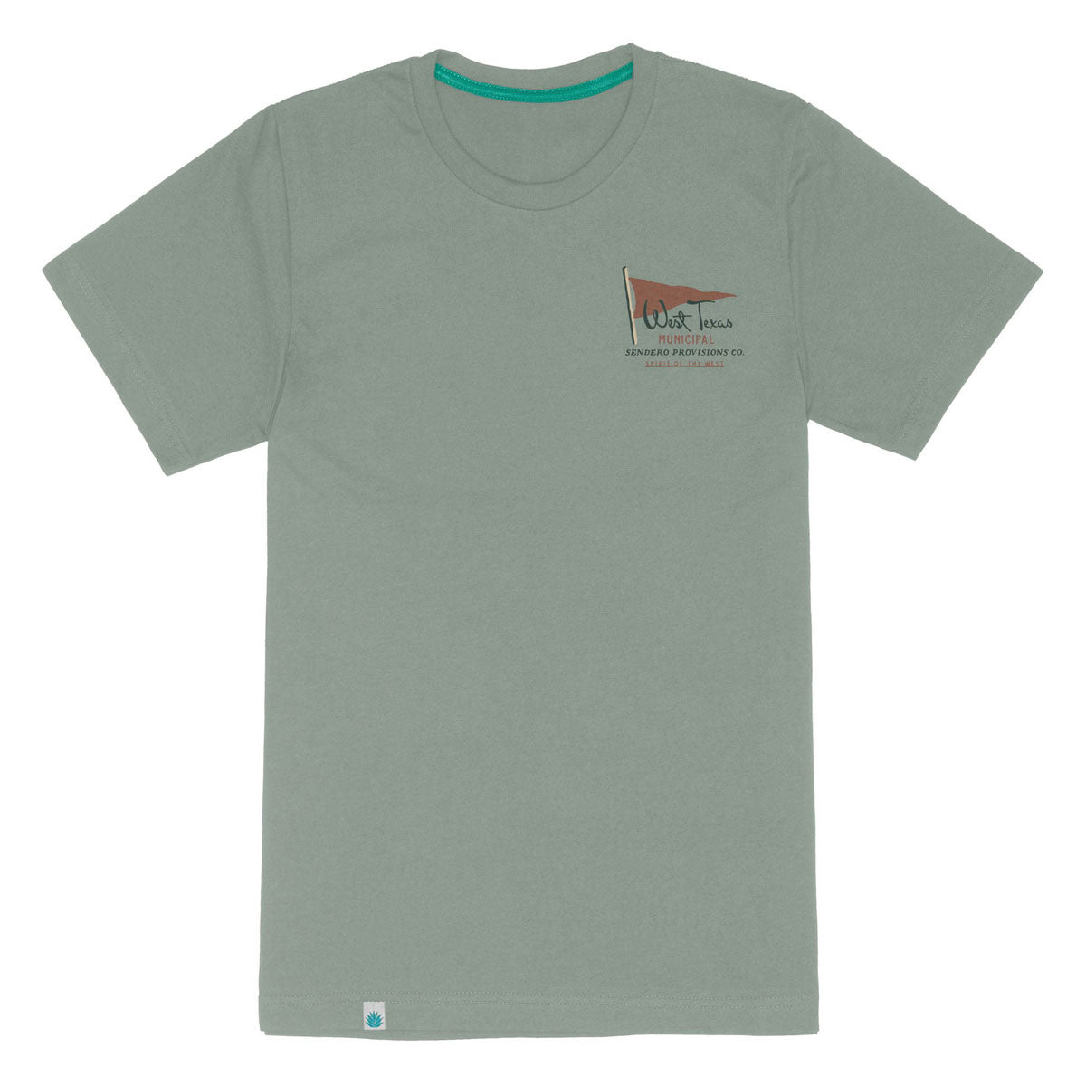 Sendero West Texas Municipal T-Shirt - Laguna image 2