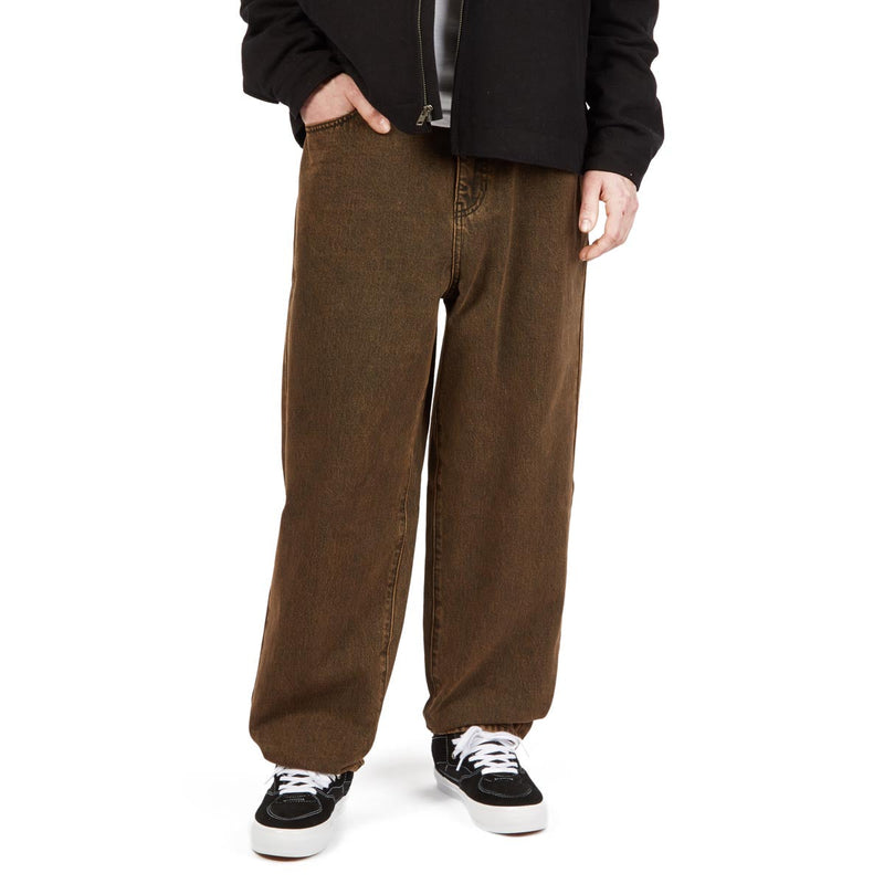 CCS Baggy Taper Denim Jeans - Acid Brown