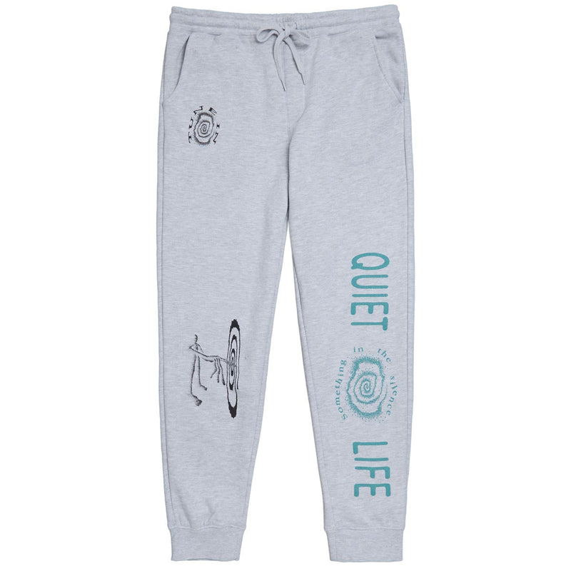 The Quiet Life Tune In Fleece Pants - Heather Grey