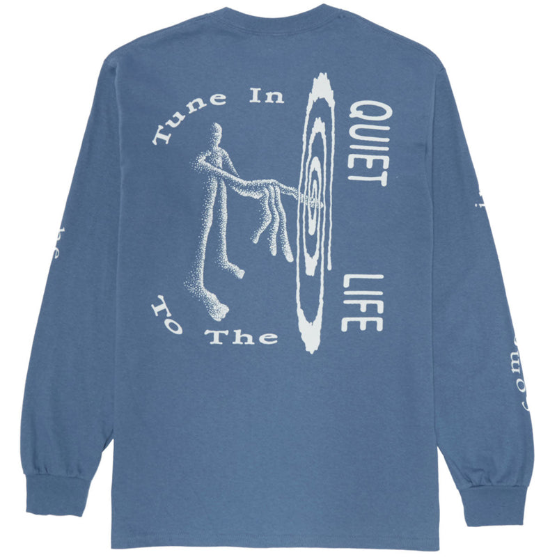 The Quiet Life Tune In Long Sleeve T-Shirt - Slate