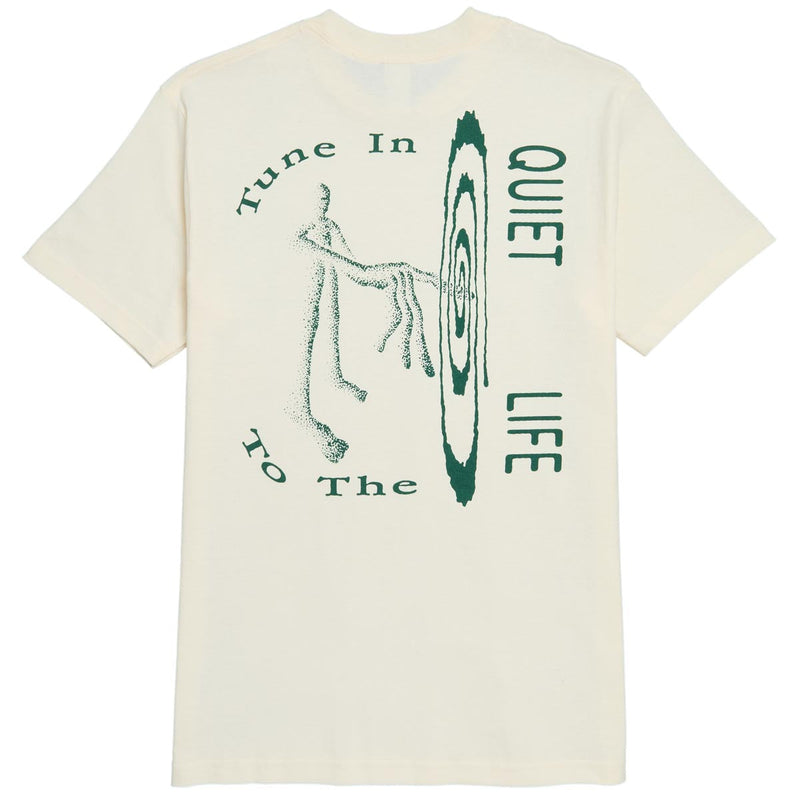 The Quiet Life Tune In T-Shirt - Cream