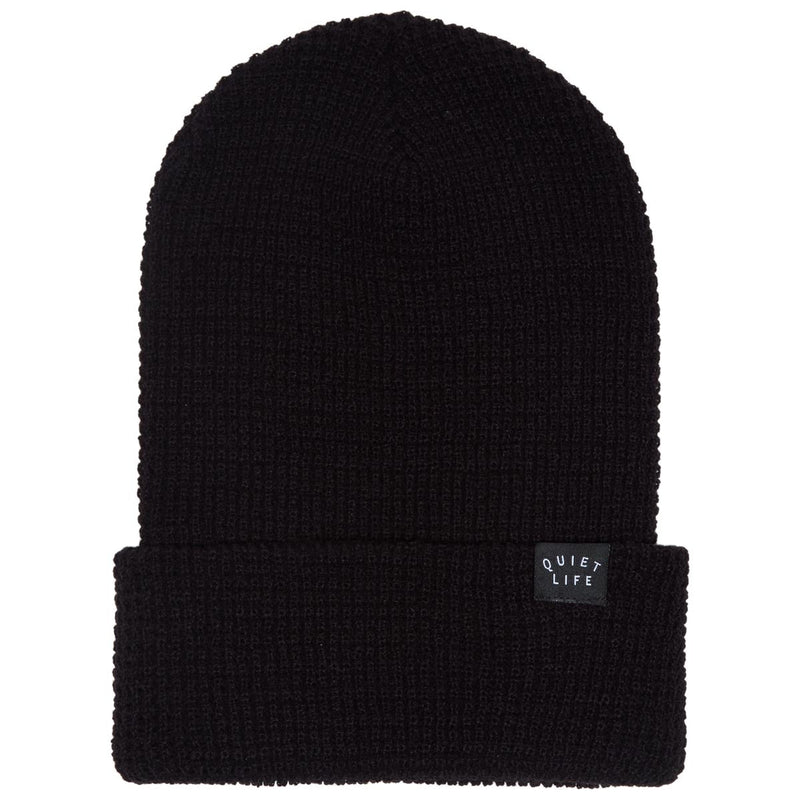 The Quiet Life Waffle Beanie - Black II