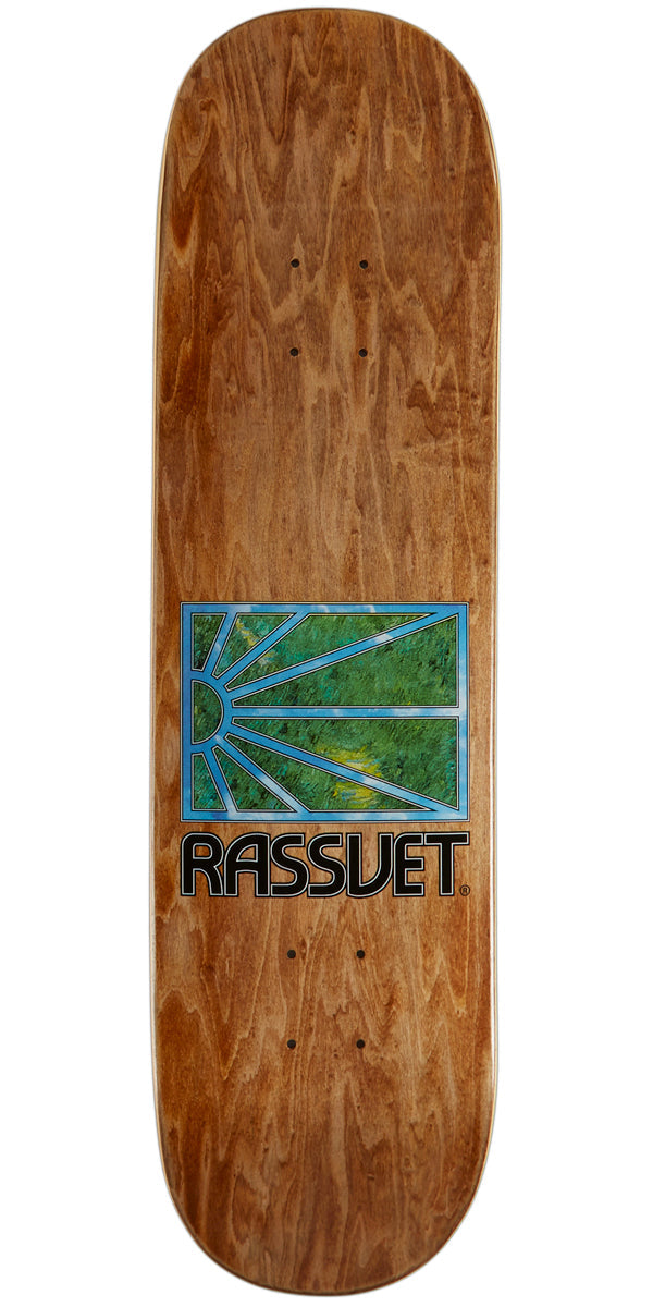 Rassvet Sun Collage Skateboard Deck - Blue - 8.25
