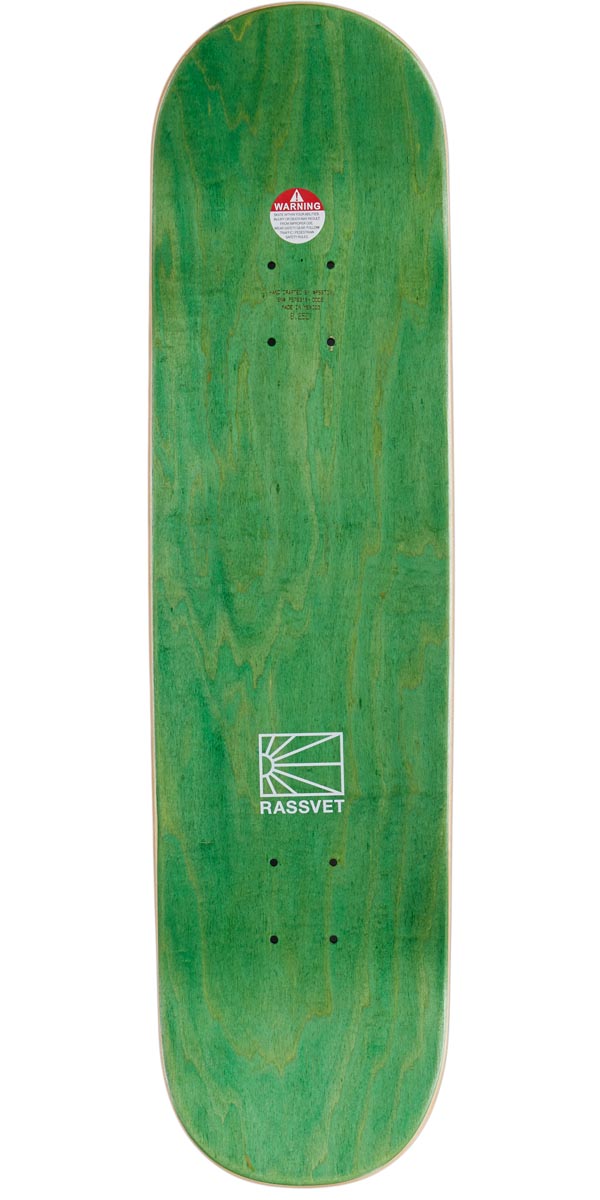 Rassvet Peace Dove Skateboard Deck - Teal - 8.25
