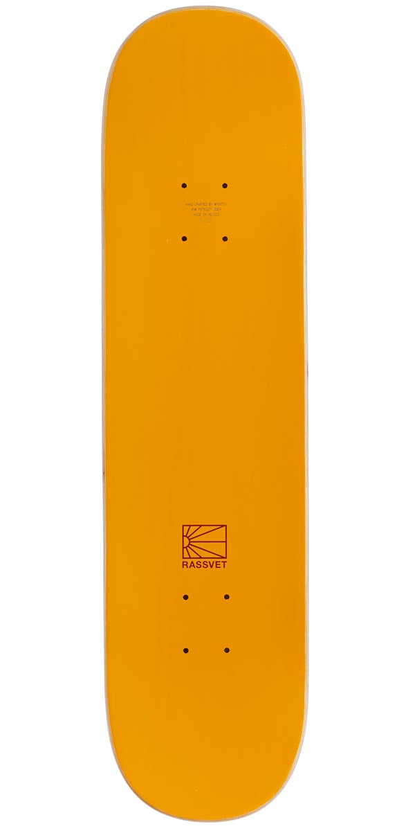 Rassvet Tolya Titaev Pro Skateboard Deck - Orange - 8.125