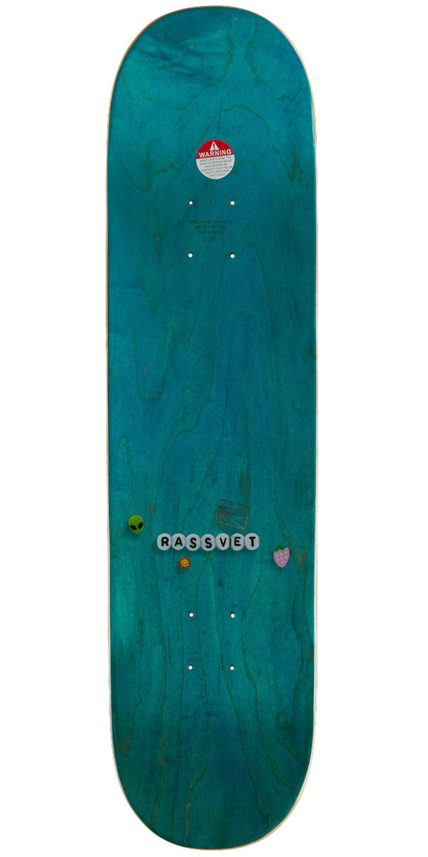 Rassvet Bracelet Skateboard Deck - White - 8.25