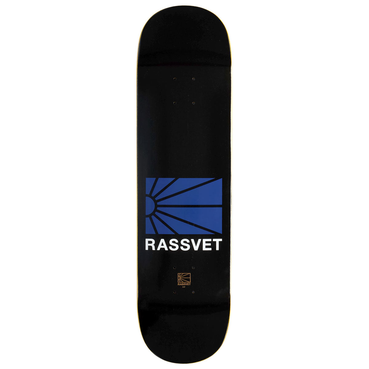 Rassvet Logo Skateboard Complete - Black - 8.37