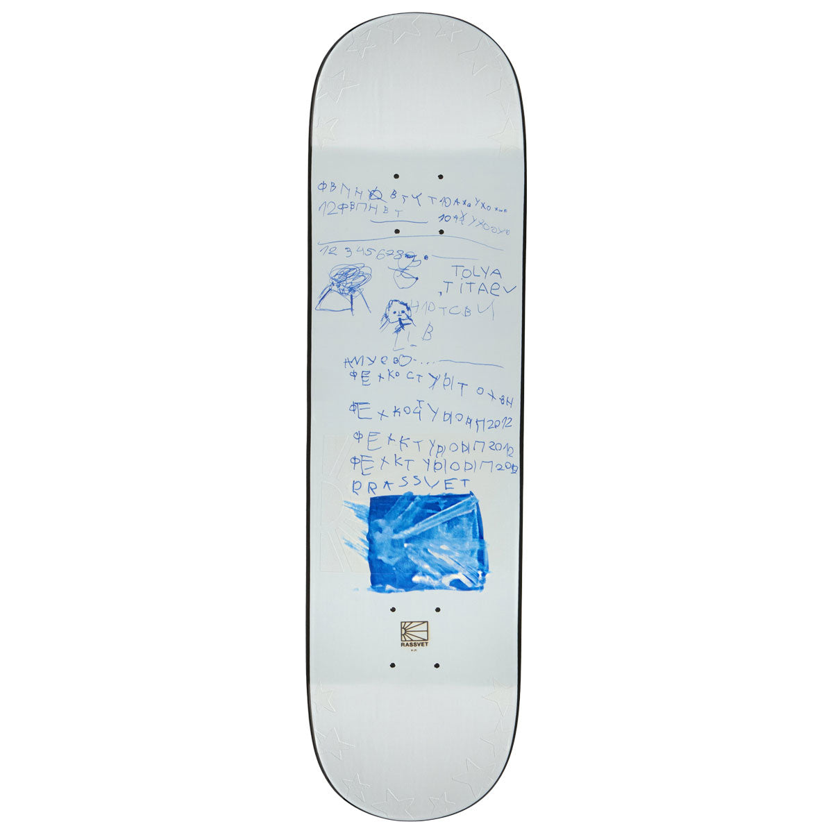 Rassvet Titaev Childhood Skateboard Complete - Light Blue - 8.25