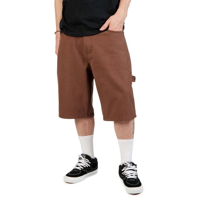 CCS Hammer Loop Canvas Shorts - Brown/Black