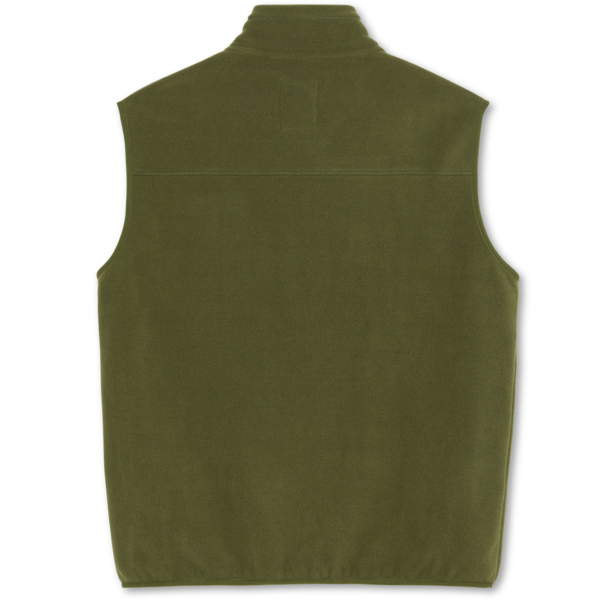 Polar Basic Fleece Vest Jacket - Army Green image 2