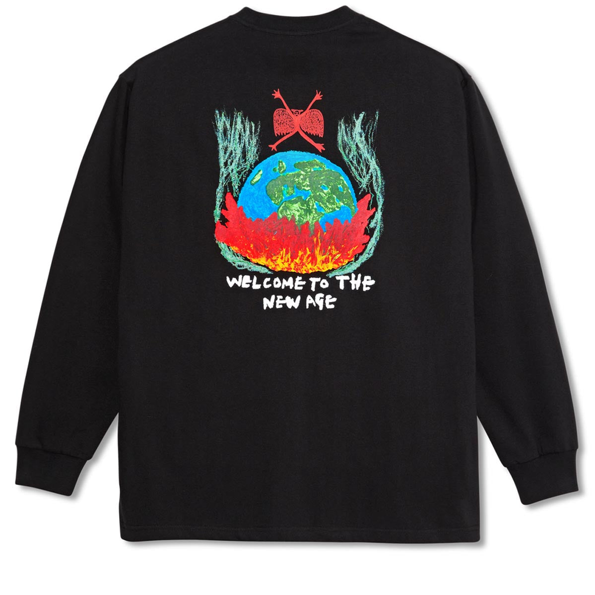 Polar Welcome To The New Age Long Sleeve T-Shirt - Black image 1