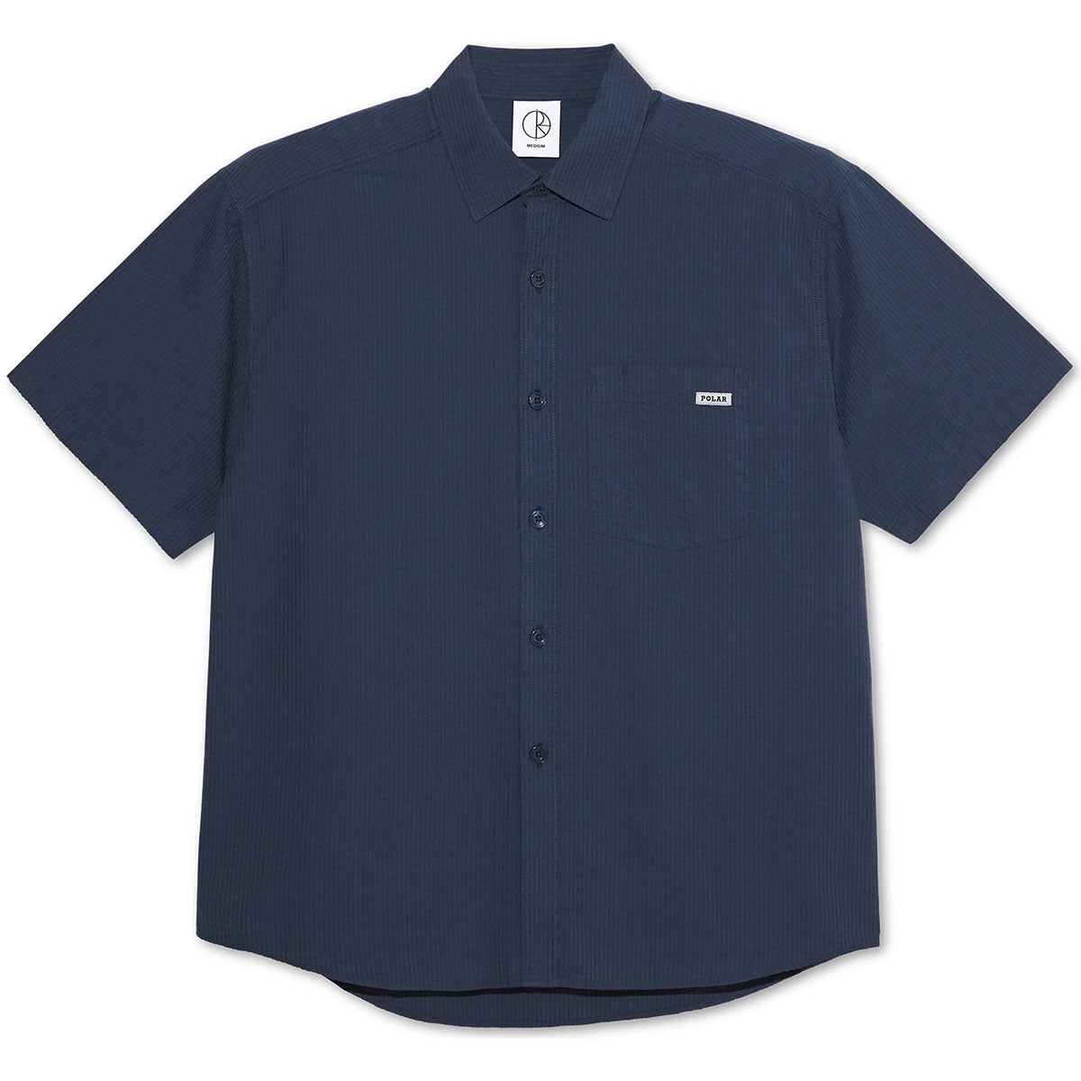 Polar Mitchell Shirt Seersucker Shirt - Grey Blue image 1