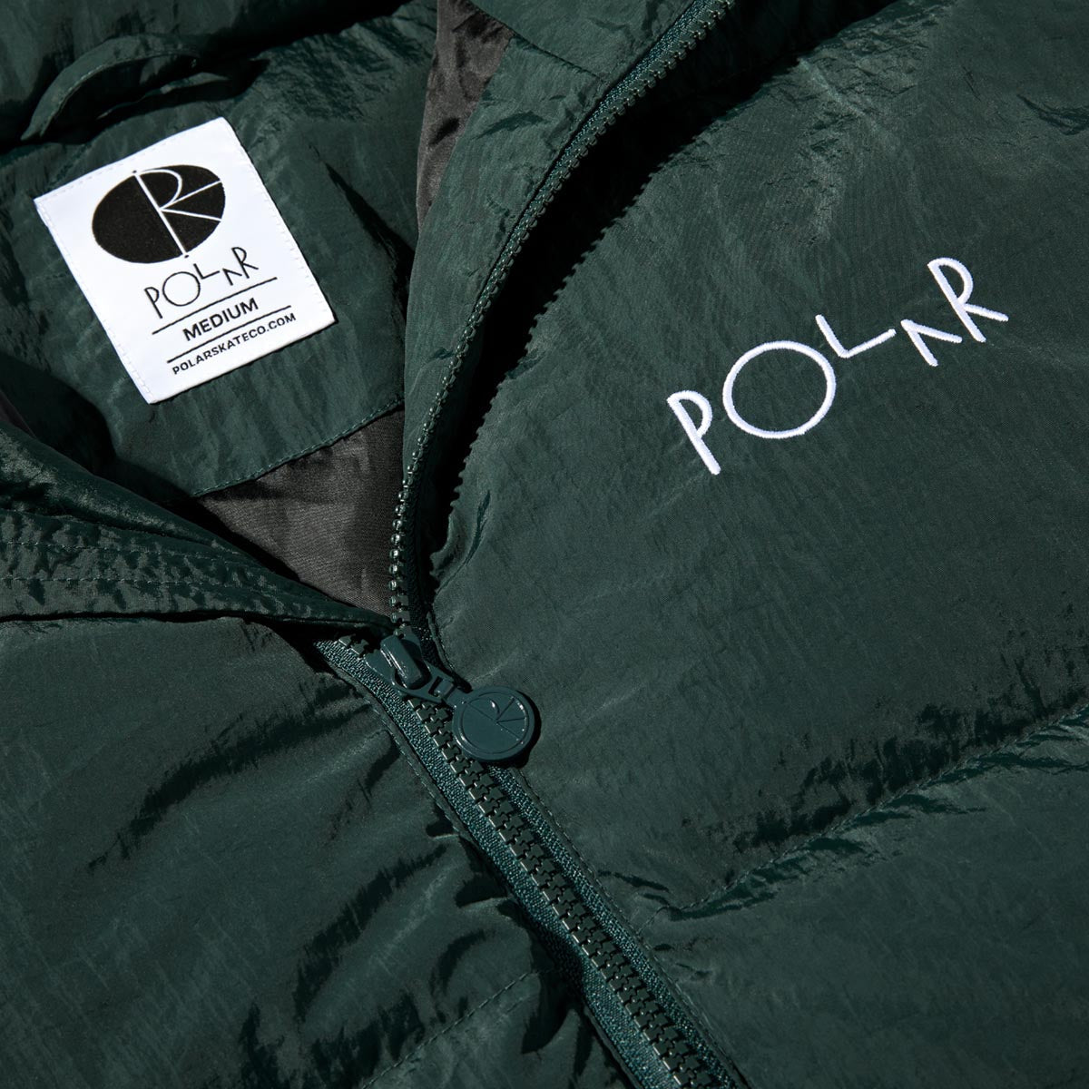 Polar Pocket Puffer Jacket - Dark Teal image 3
