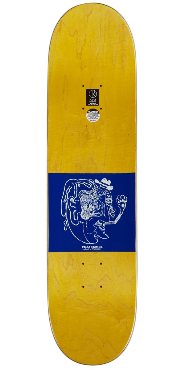 Polar Dane Brady Pigeons Skateboard Deck - Purple - 8.25