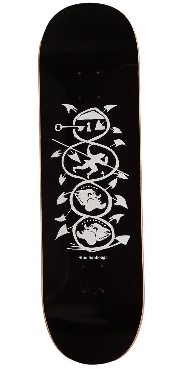 Polar Shin Sanbongi The Spiral of Life Skateboard Deck - Black - 8.25