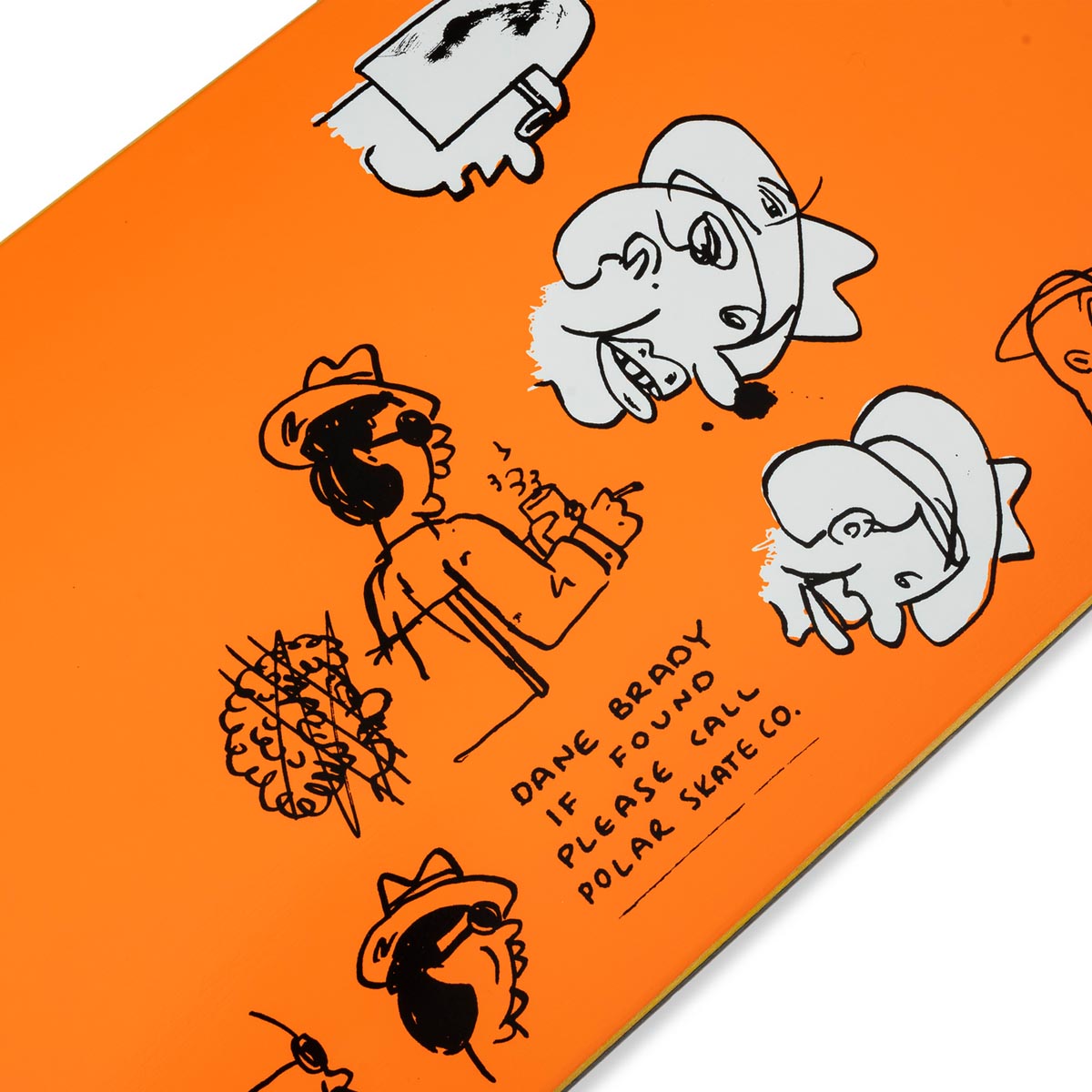 Polar Dane Brady Mia Skateboard Complete - Orange - 8.50" – Daddies Board Shop