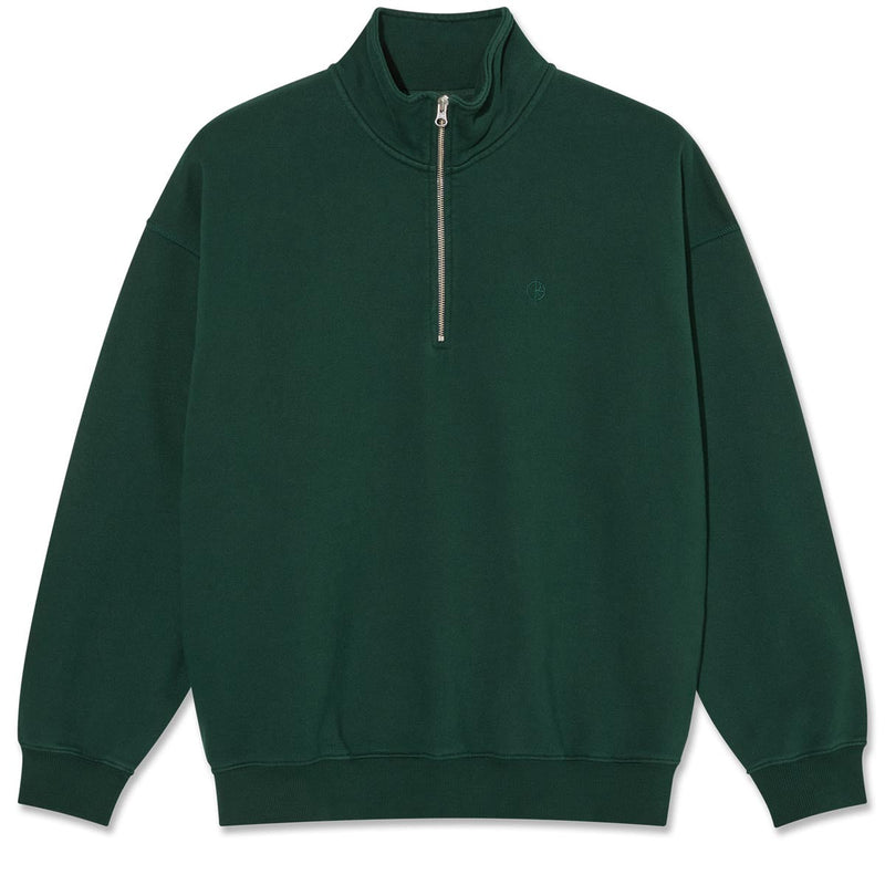 Polar Frankie Half Zip Sweater - Dark Emerald