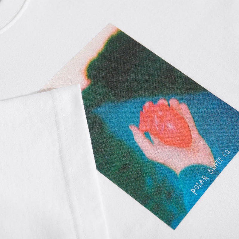Polar Heart in Hand T-Shirt - White