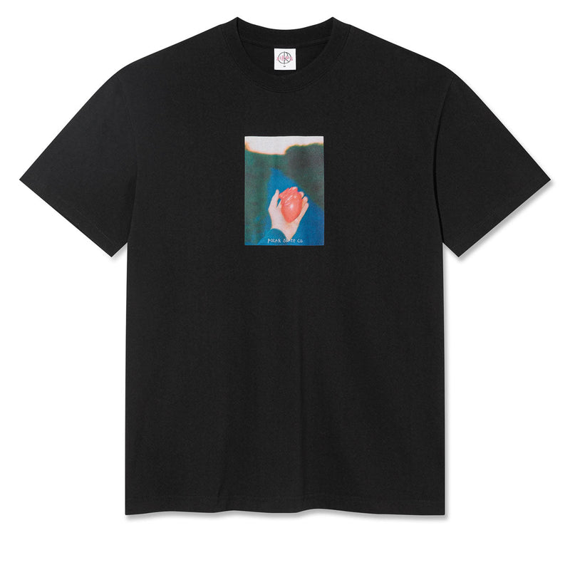 Polar Heart in Hand T-Shirt - Black