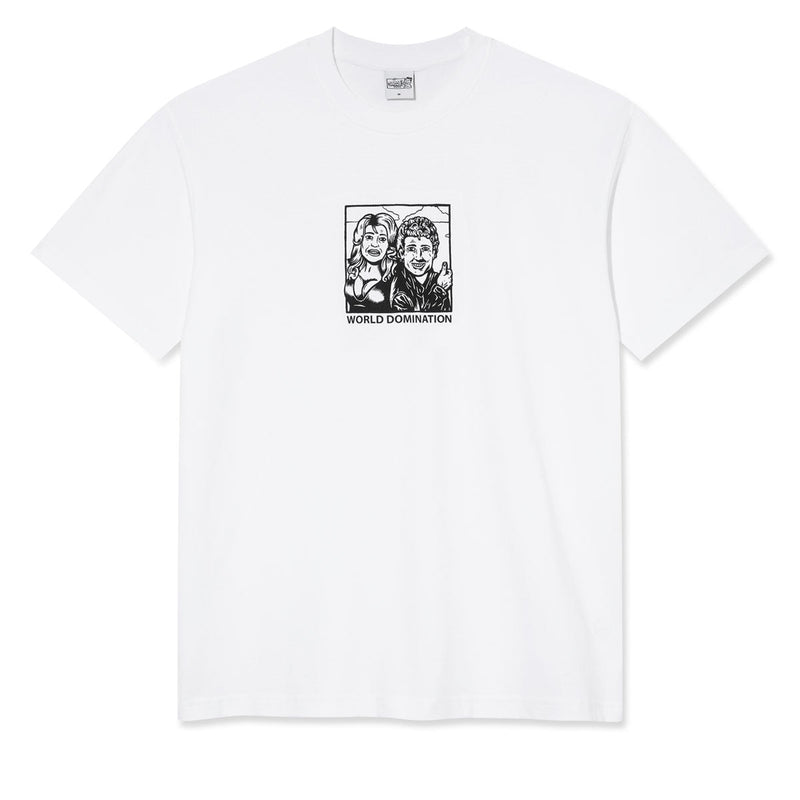 Polar World Domination T-Shirt - White 2025