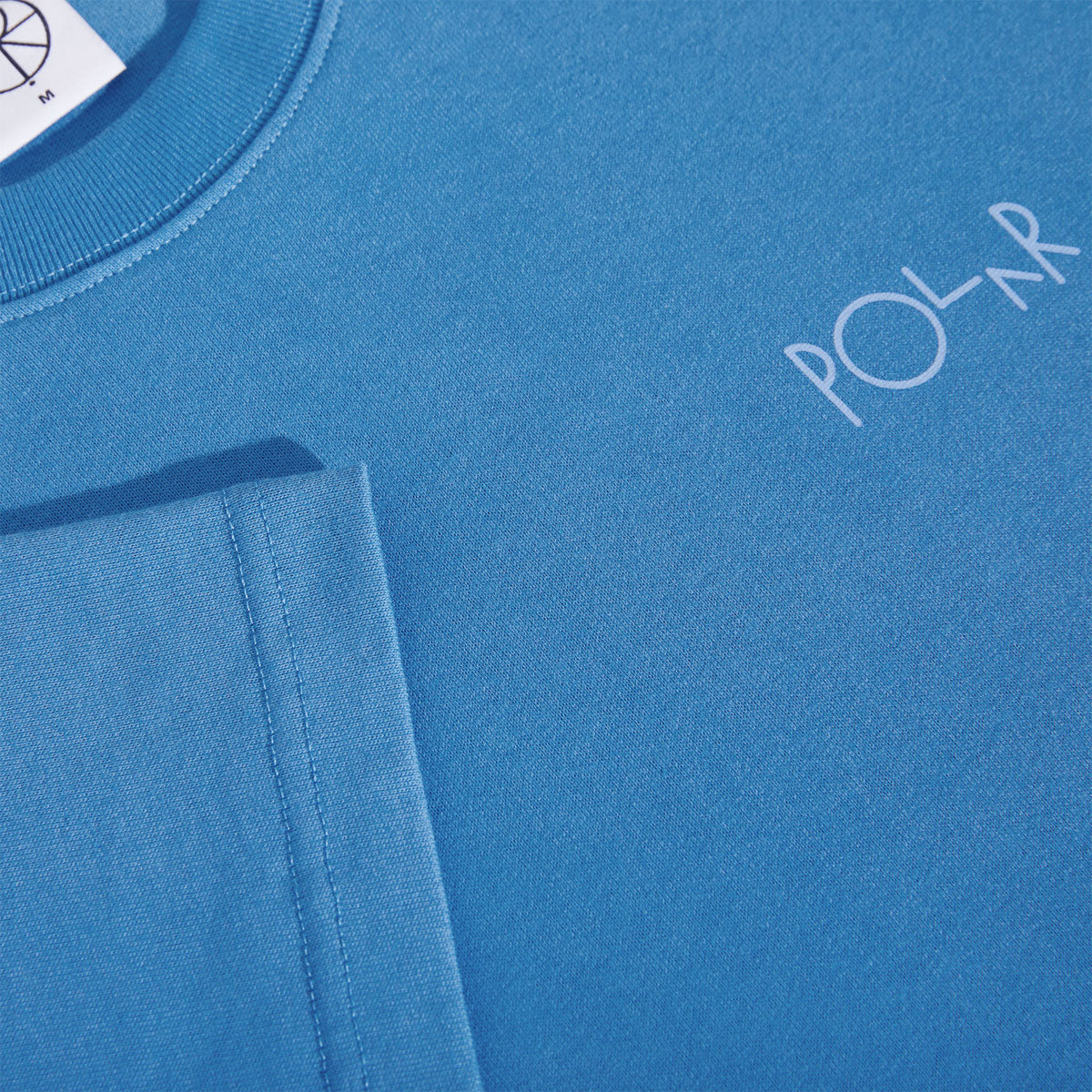 Polar Stroke Logo Contrast T-Shirt - French Blue – Daddies Board Shop