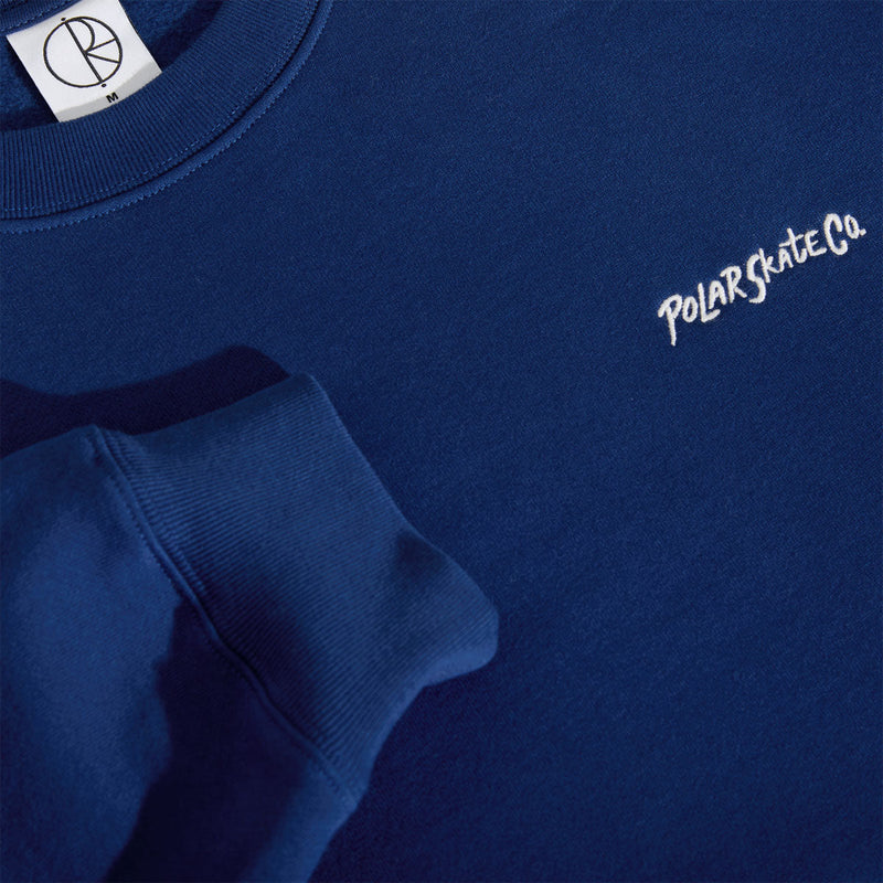 Polar Dave Crewneck Sweatshirt - Deep Royal Blue