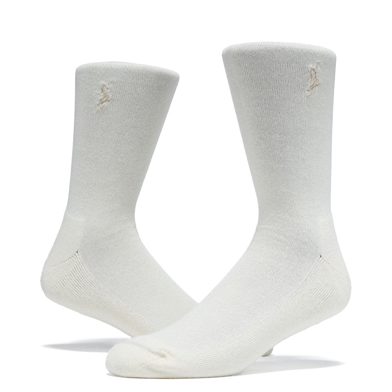 Polar No Complies Forever Business Socks - Cloud White