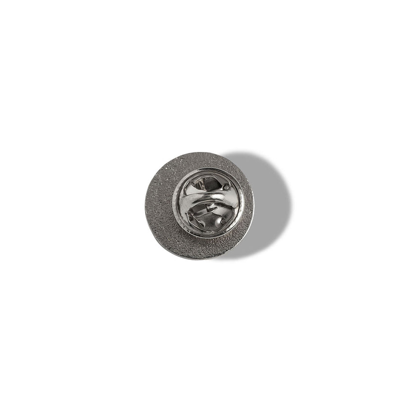 Polar Fill Logo Pin - Silver/Black/Red