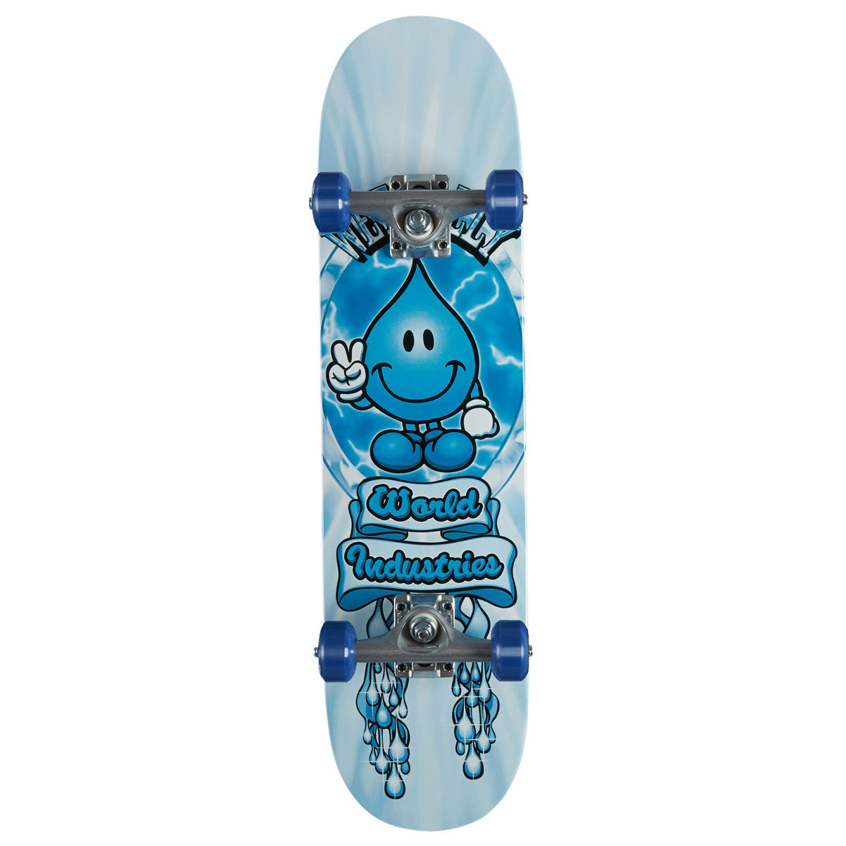 World Industries Wet Willy Icon Soft Top Pre-Built Skateboard Complete - Multi - 7.25