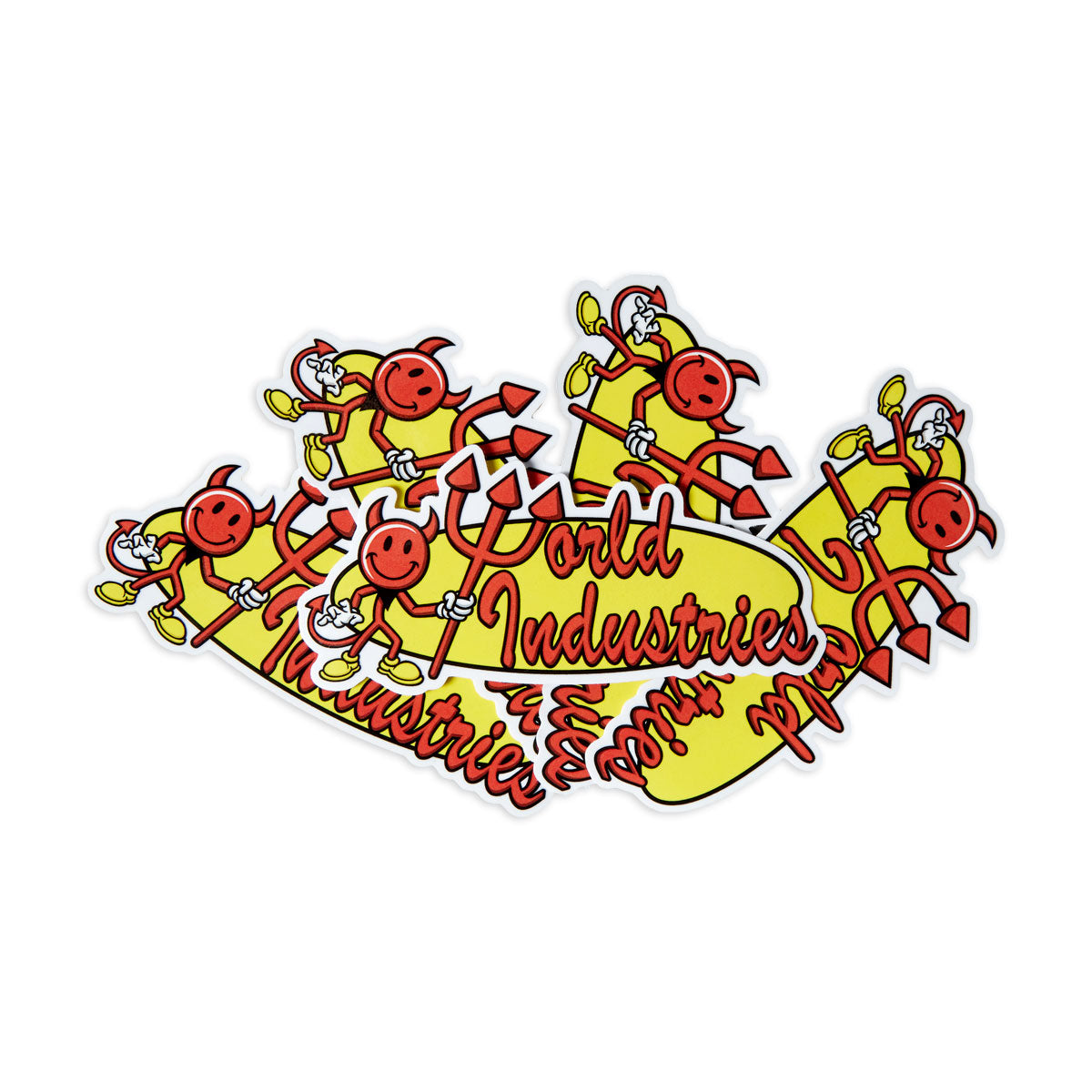 World Industries Oval Logo Die Cut Sticker image 1