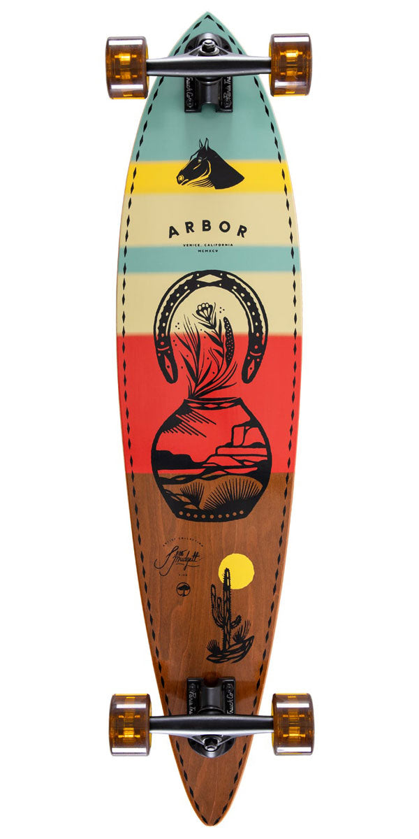 Arbor Jess Mudgett Fish Prebuilt Longboard Complete image 1