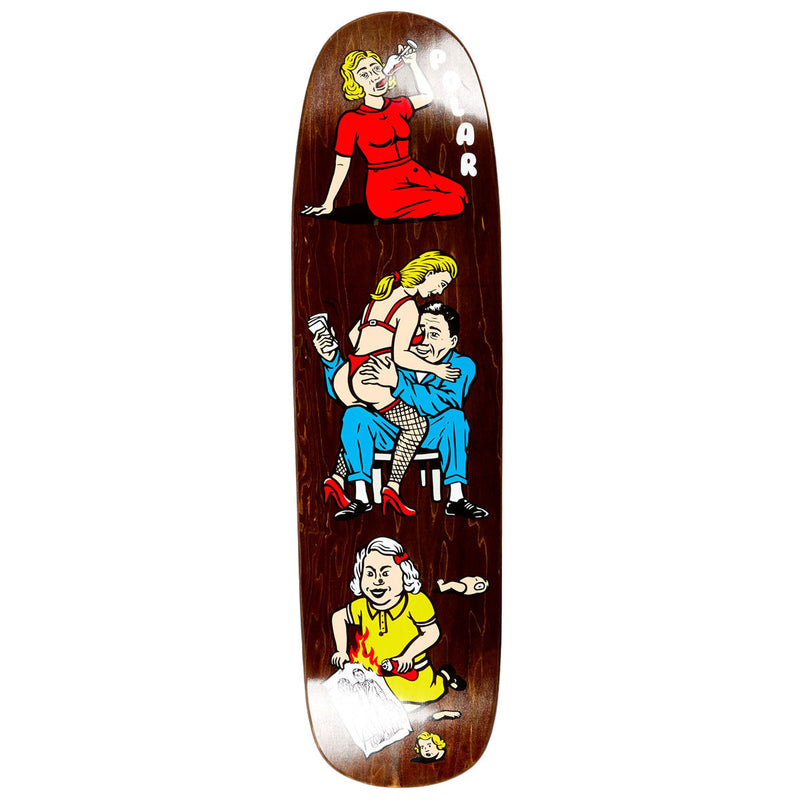Polar Team Model Family Affair P9 Shape Skateboard Deck - 8.625