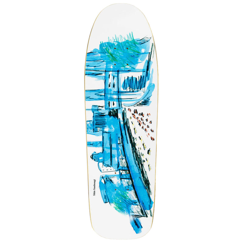 Polar Shin Sanbongi Shin City Dane 1 Shape Skateboard Deck - 9.75