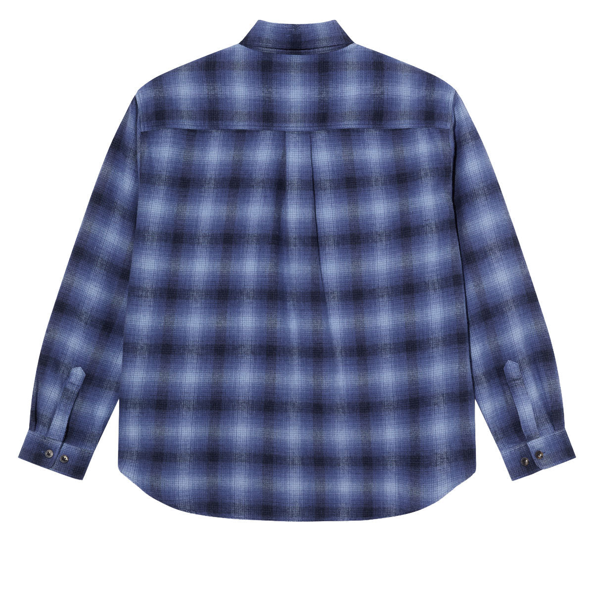 Polar Mitchell Shadow Check Long Sleeve Shirt - Blue image 2