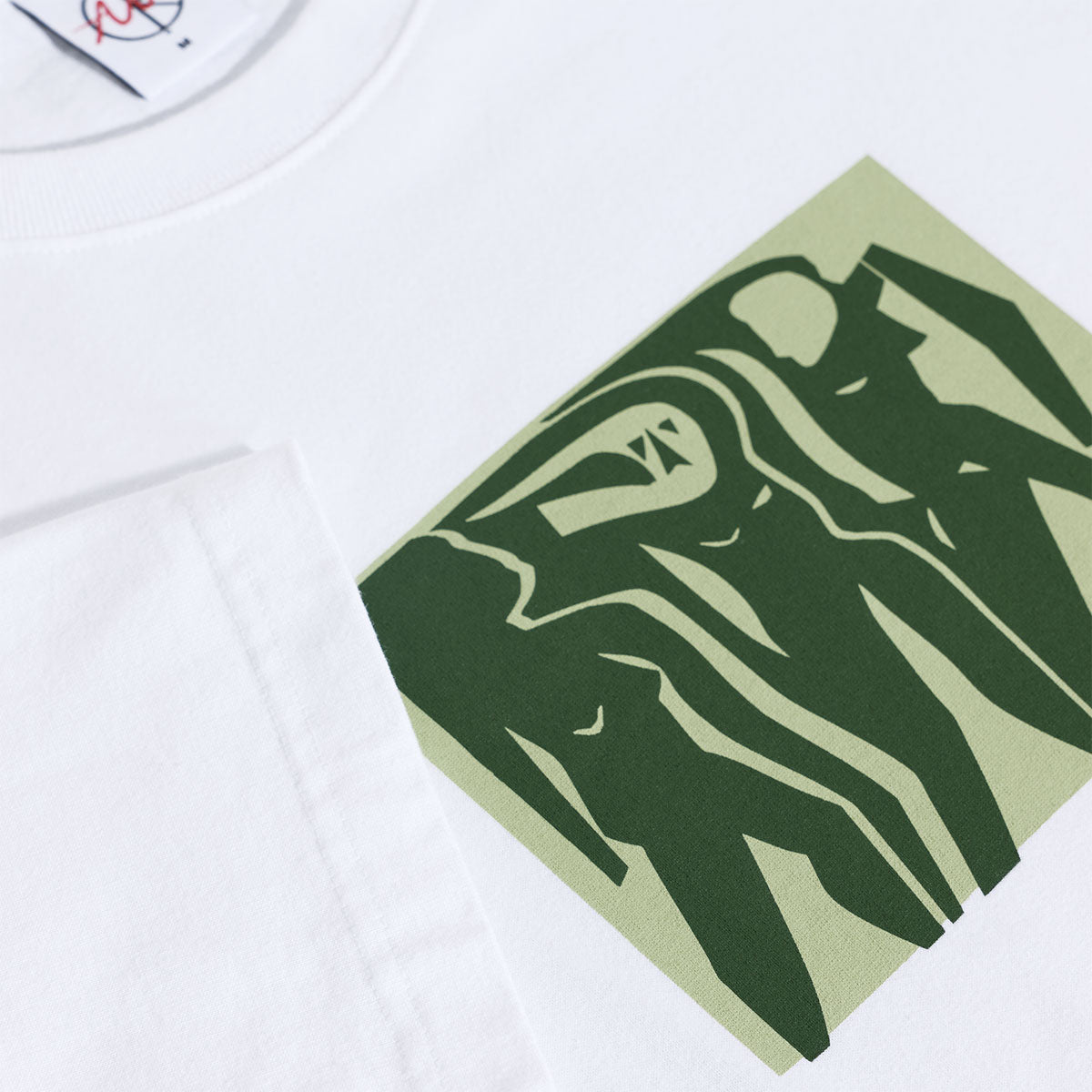 Polar Cut Outs T-Shirt - White image 2