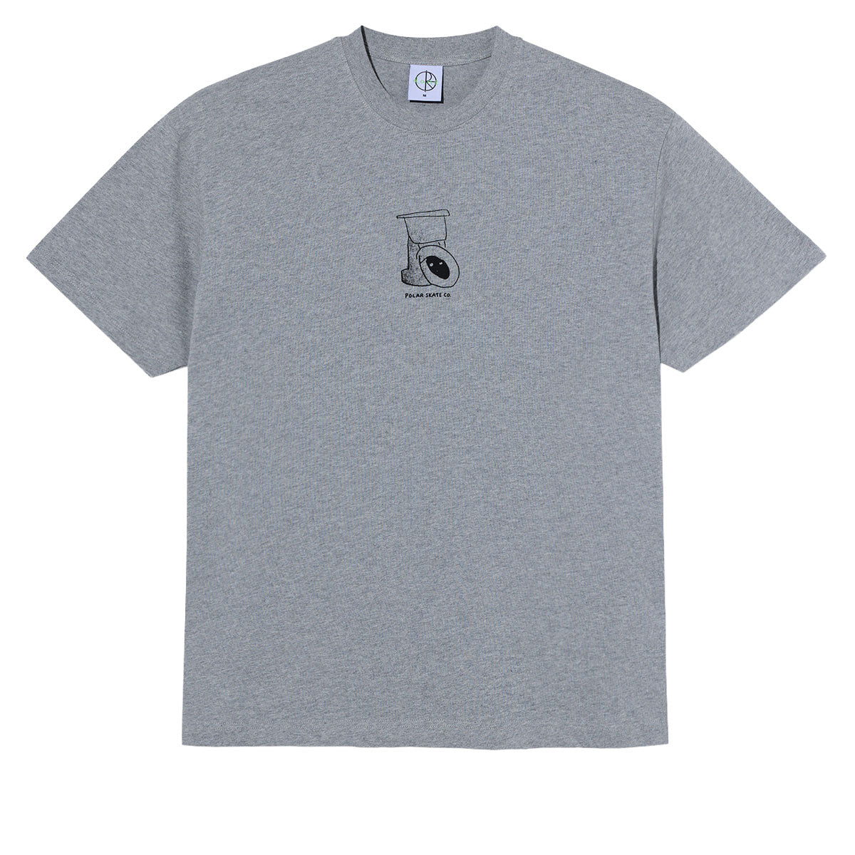 Polar Toilet T-Shirt - Heather Grey image 1