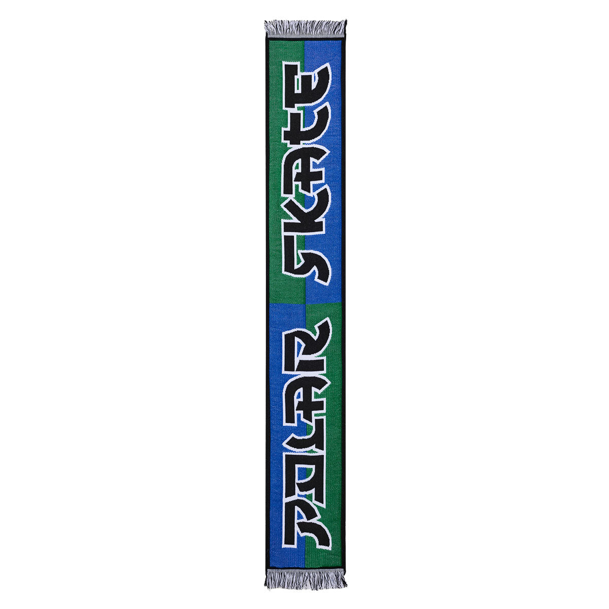 Polar Football Squares Scarf - Blue/Green image 2
